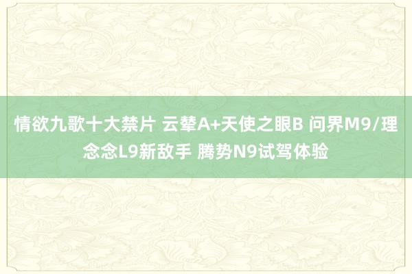 情欲九歌十大禁片 云辇A+天使之眼B 问界M9/理念念L9新敌手 腾势N9试驾体验